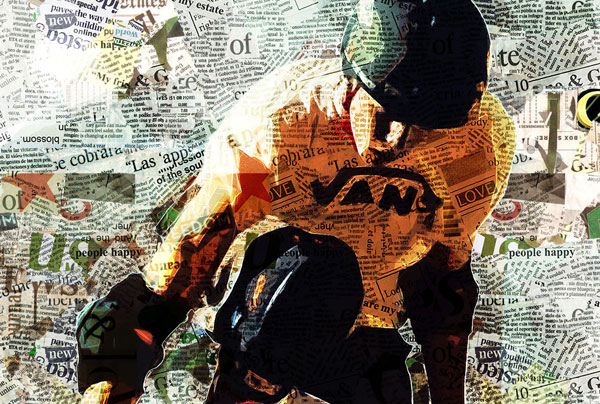 Newspaper Collage Photoshop Action Download