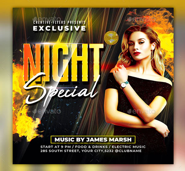 Night Special Club Flyer Template