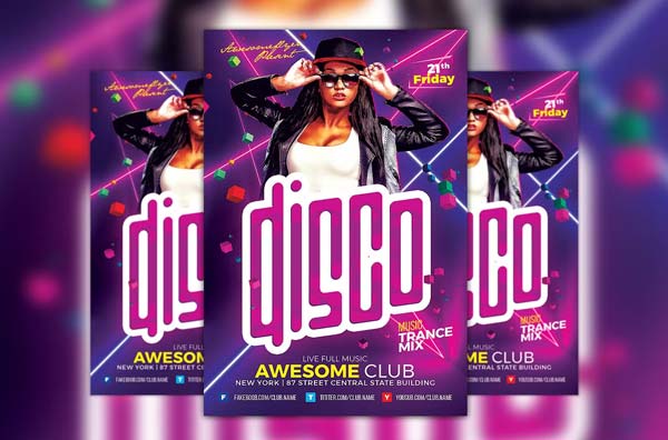 Nightclub Party Event Flyer Template