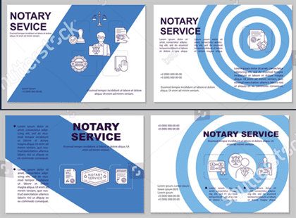 Notary Service Flyer Template