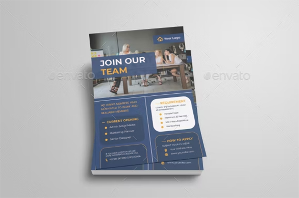 Now Hiring Flyer Template