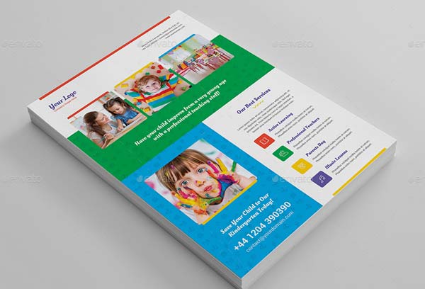 Nursery Flyer Kindergarten Template