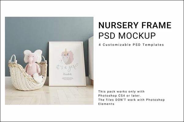 Nursery Frame Mockup Set
