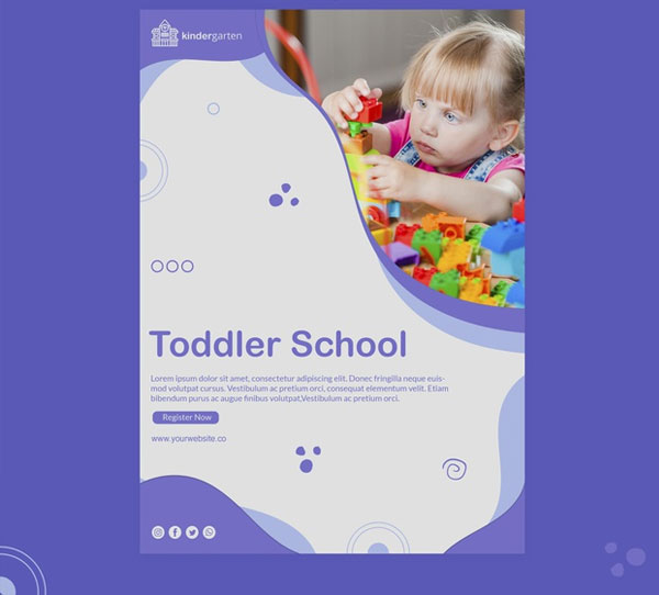 Nursery Kindergarten Flyer