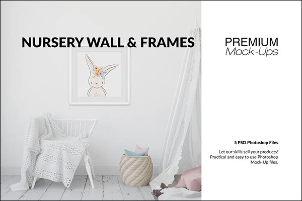 Nursery Wall & Frames Set