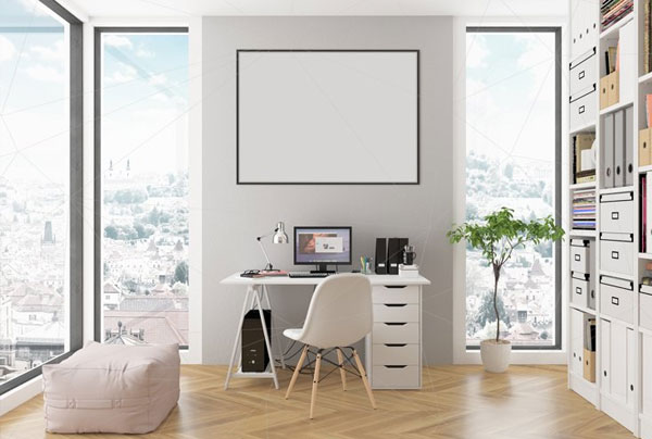 Office Interior Art Mockup Bundle