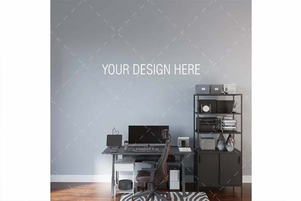 Office Interior Mockup Template