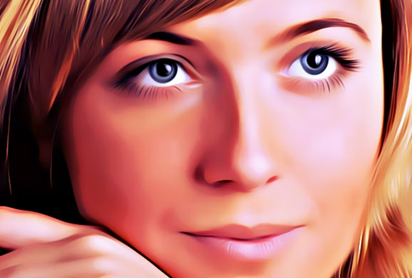 Oil Paint Face Action Template