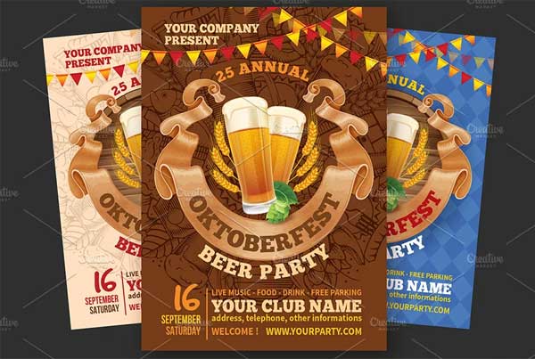 Oktoberfest Beer Party Flyer