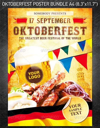Oktoberfest Festival Poster Bundle