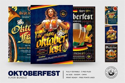 Oktoberfest Flyer Bundle