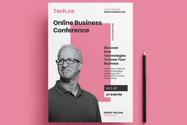 Online Business Event Summit Conference Flyer