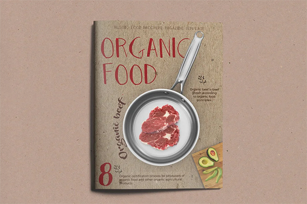 Organic Food Brochure Templates