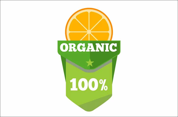 Organic Natural Juice Label Template