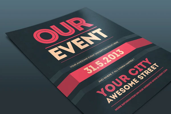 Our Event Flyer PSD Template