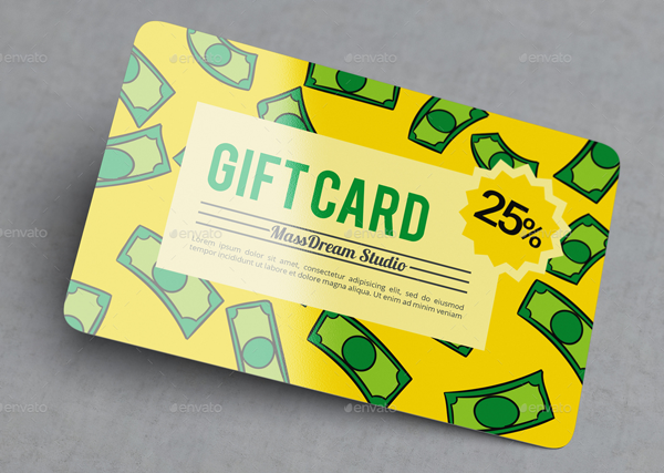 PSD Discount Card Mockup