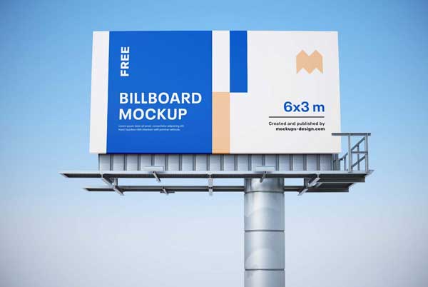 PSD Free Billboard Mockup