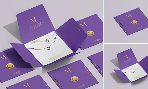 PSD Jewelry Packaging Mockup Set