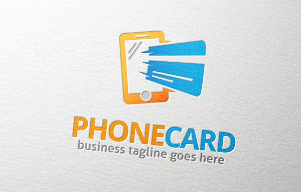 PSD Mobile Payment Logo Template