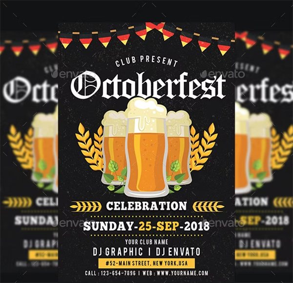 PSD Oktoberfest Poster