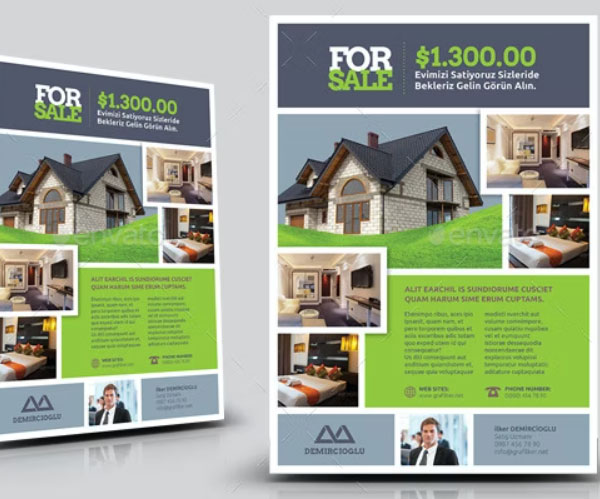 PSD Real Estate Flyer Templates