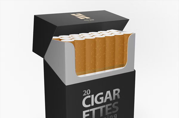 Pack Cigarettes Mockup
