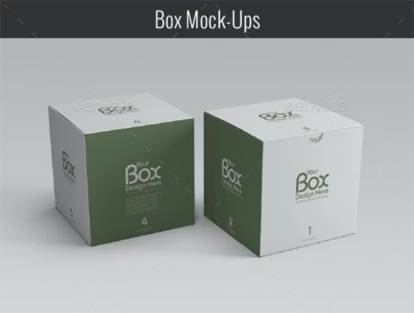 Package Box Mockups Template