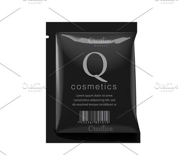 Packaging Foil and Wet Wipes Mockups