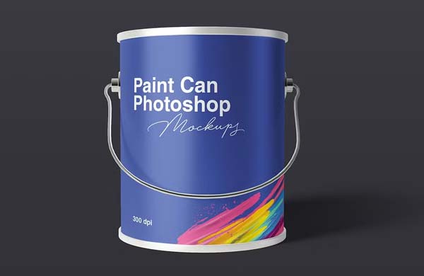 Paint Can Mockup