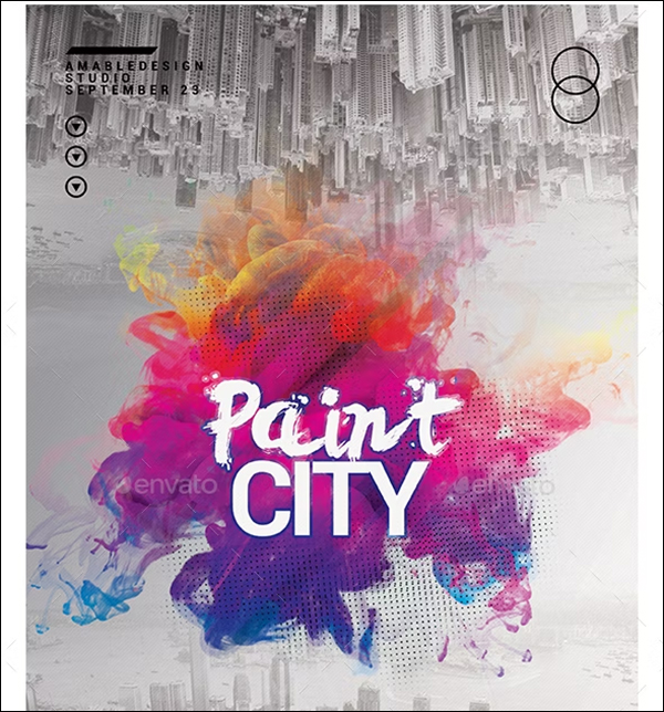 Paint City Flyer & Poster Template