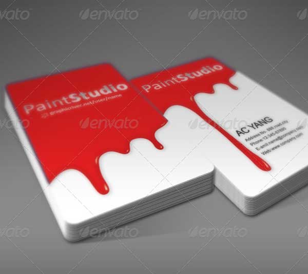 Paint Studio Business Card Templates