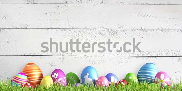Painted Easter Background