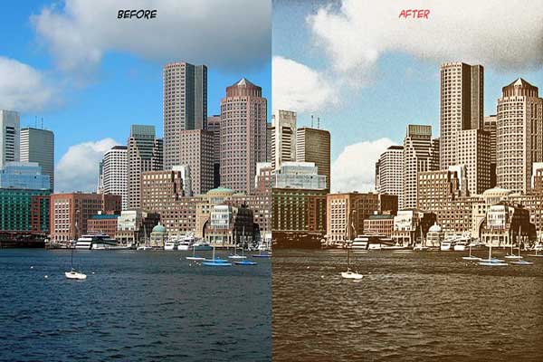 Painting Effect Photoshop Action Template