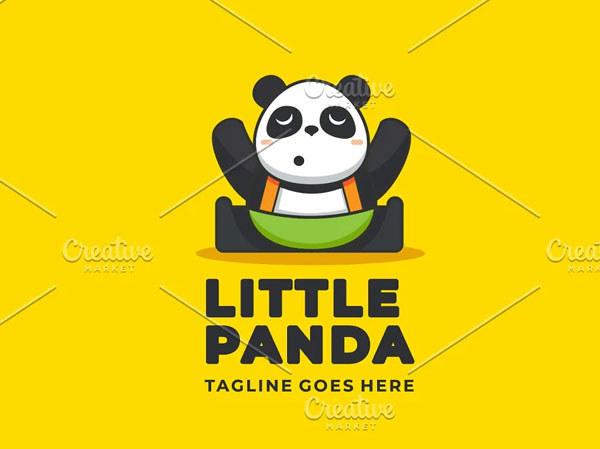 Panda Free Psd Logo Design