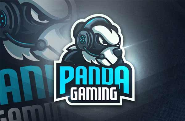 Panda Gaming Mascot Logo