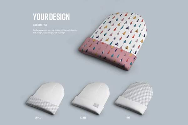 Panel Editable Hat Mockups