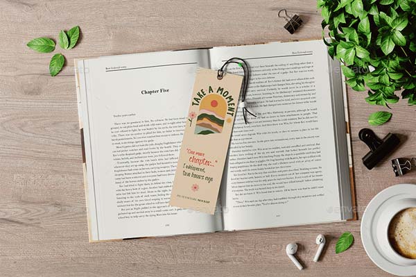 Paper Bookmark Mockups