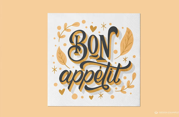 Paper Napkin Mockup Photoshop Template