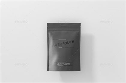 Paper Pouch Bag Mockup Small Size
