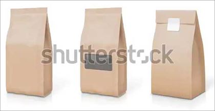 Paper Food Bag Packaging Set