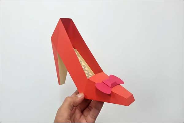 Papercraft Slippers Mock-up