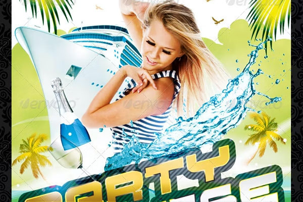 Party Cruise Flyer Template