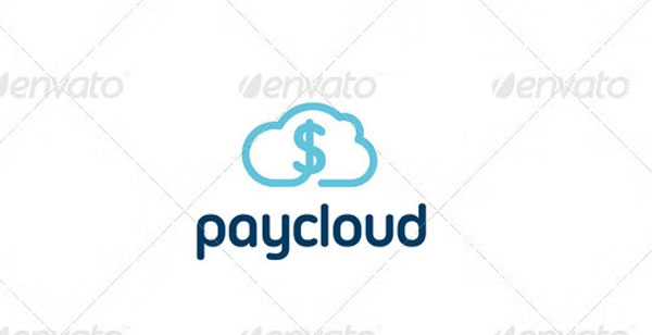 Pay Cloud Logo Template