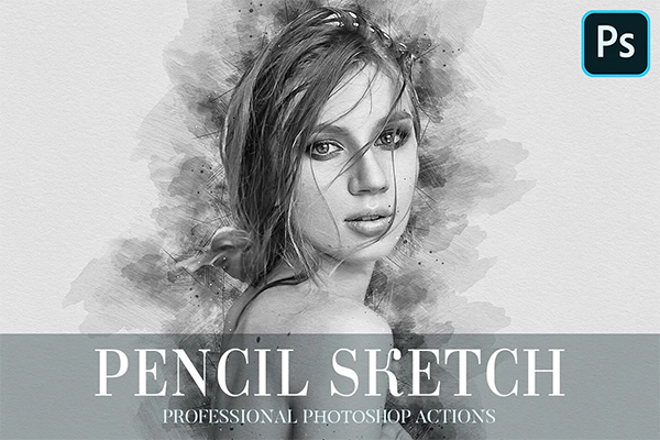 Pencil Sketch Commercial Photoshop Action
