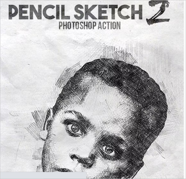 Pencil Sketch Print Photoshop Action
