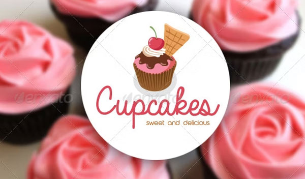 Perfect Cupcakes Logo Template