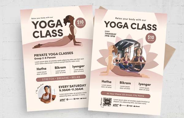 Perfect Yoga Flyer Design Template