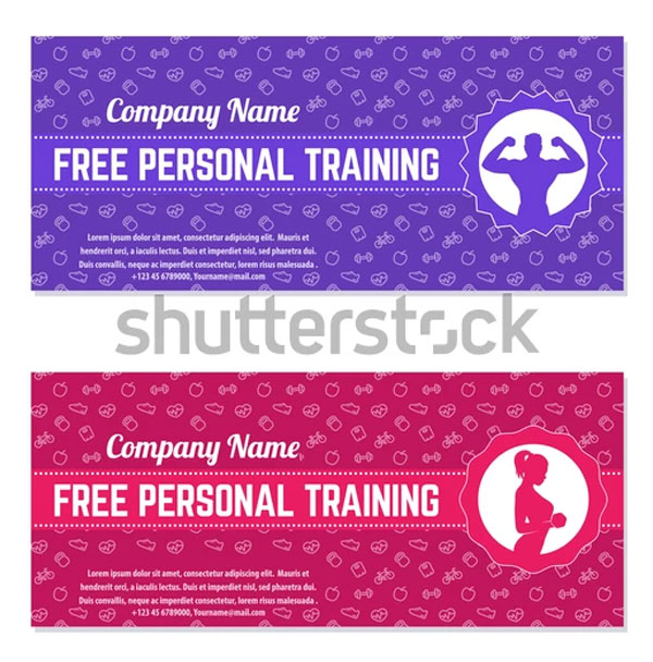 Personal Training Gift Voucher Template