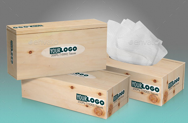 Perspective Tissue Paper Mockups