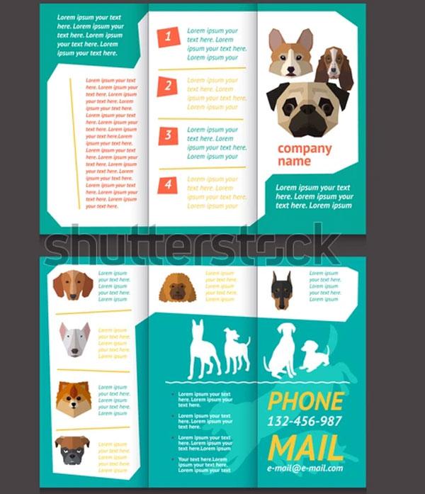 Pet Care Business Brochure Template